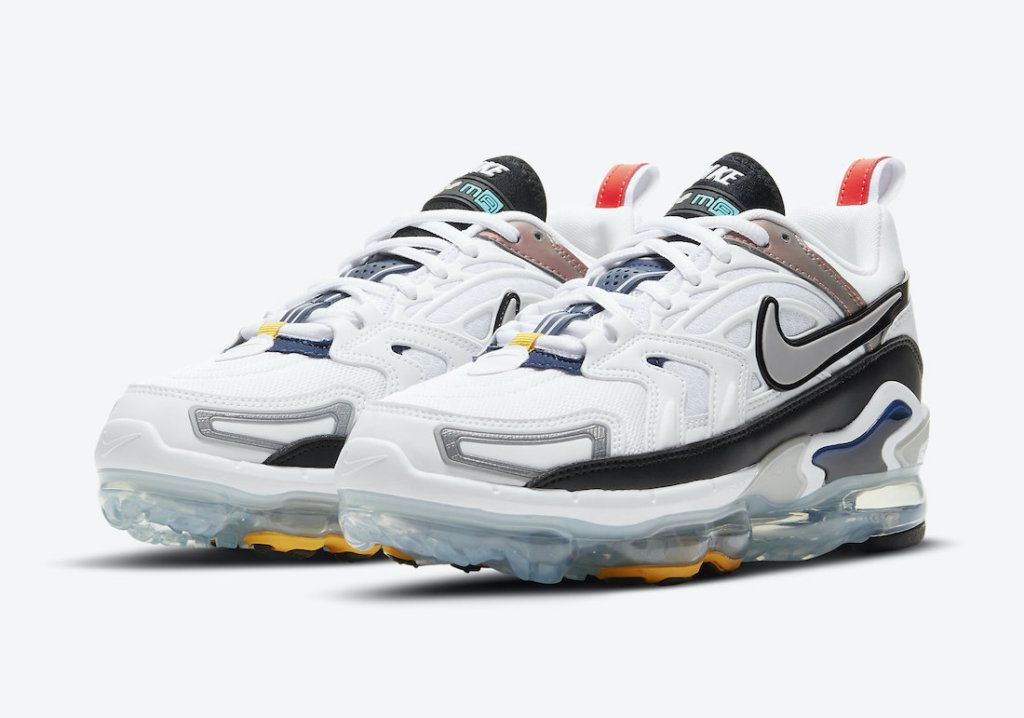 Women's shoes Nike W Air Vapormax EVO White/ Tech Grey-Midnight Navy-Hyper Blue